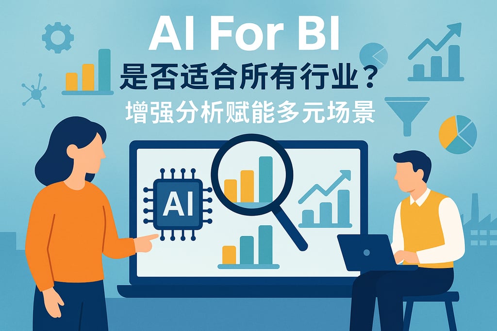 AI For BI是否适合所有行业？增强分析赋能多元场景